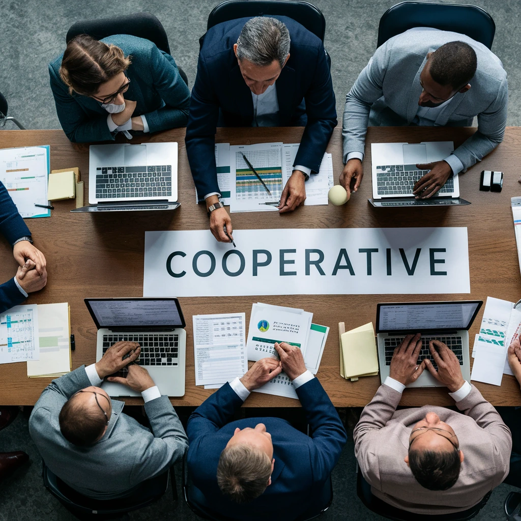 Triple frontera con puentes al atardecer